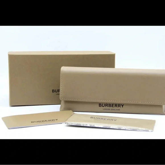 Burberry Accessories - Burberry Brown Leather Eyeglass case-- no box or bag